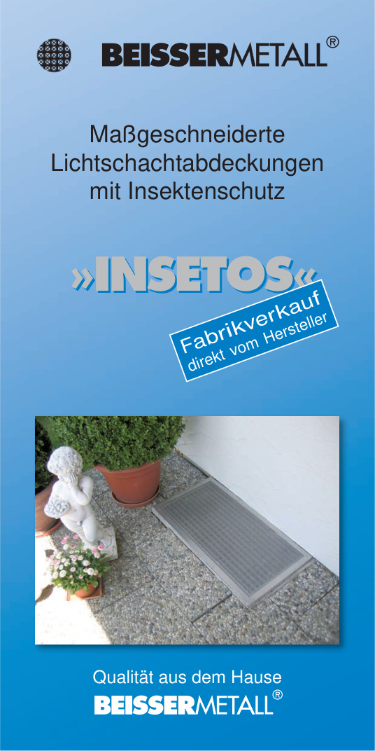 INSETOS Lichtschachtabdeckung